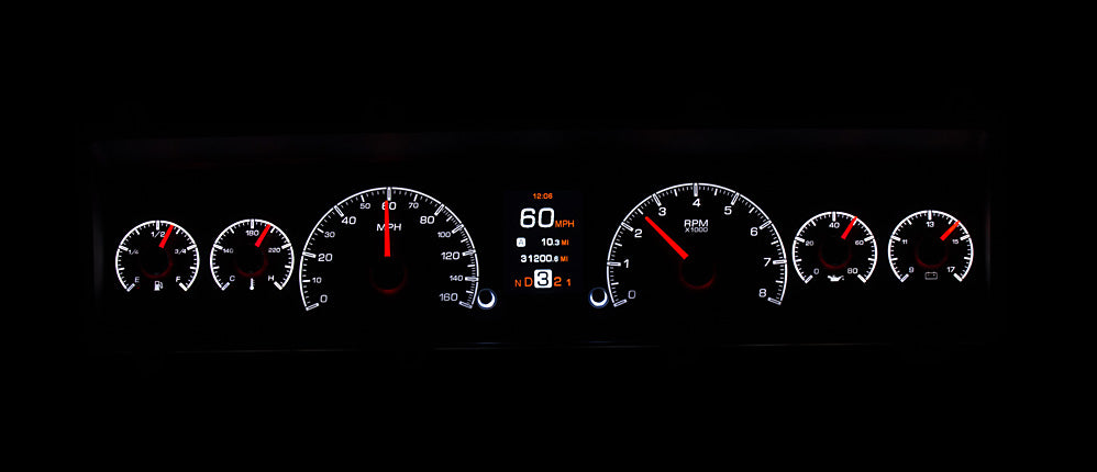 1969-76 Chevy Nova HDX Gauge Instruments