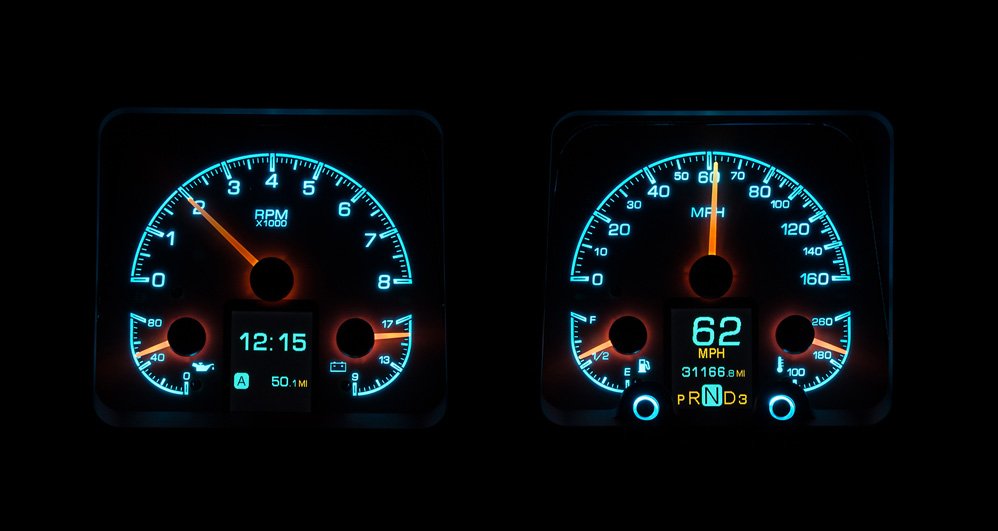 1969 Chevy Camaro HDX Gauge Instruments - Dakota Digital