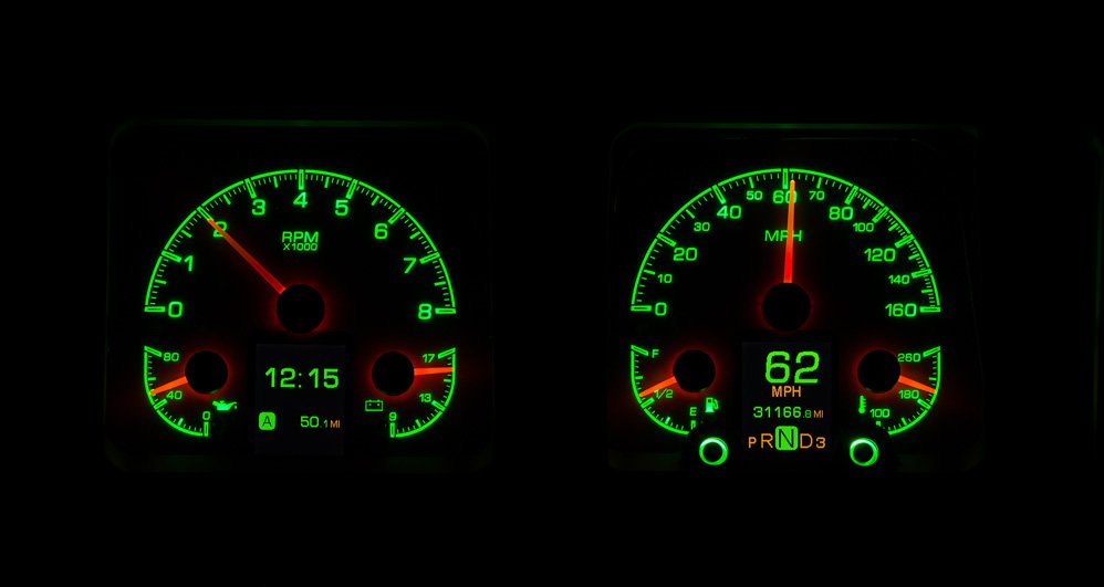 1969 Chevy Camaro HDX Gauge Instruments - Dakota Digital