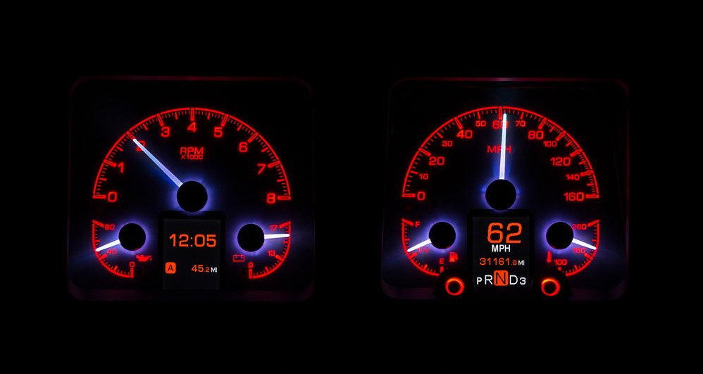 1969 Chevy Camaro HDX Gauge Instruments - Dakota Digital