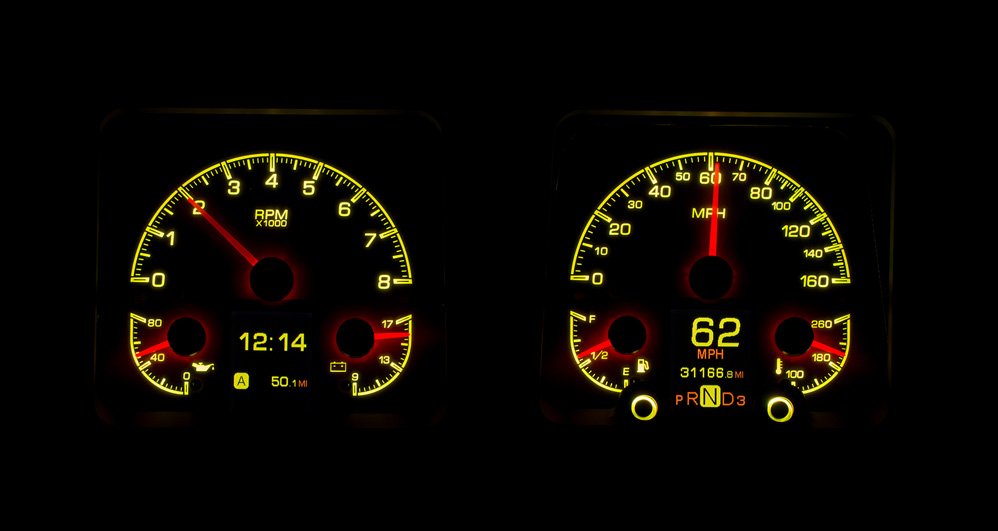 1969 Chevy Camaro HDX Gauge Instruments - Dakota Digital