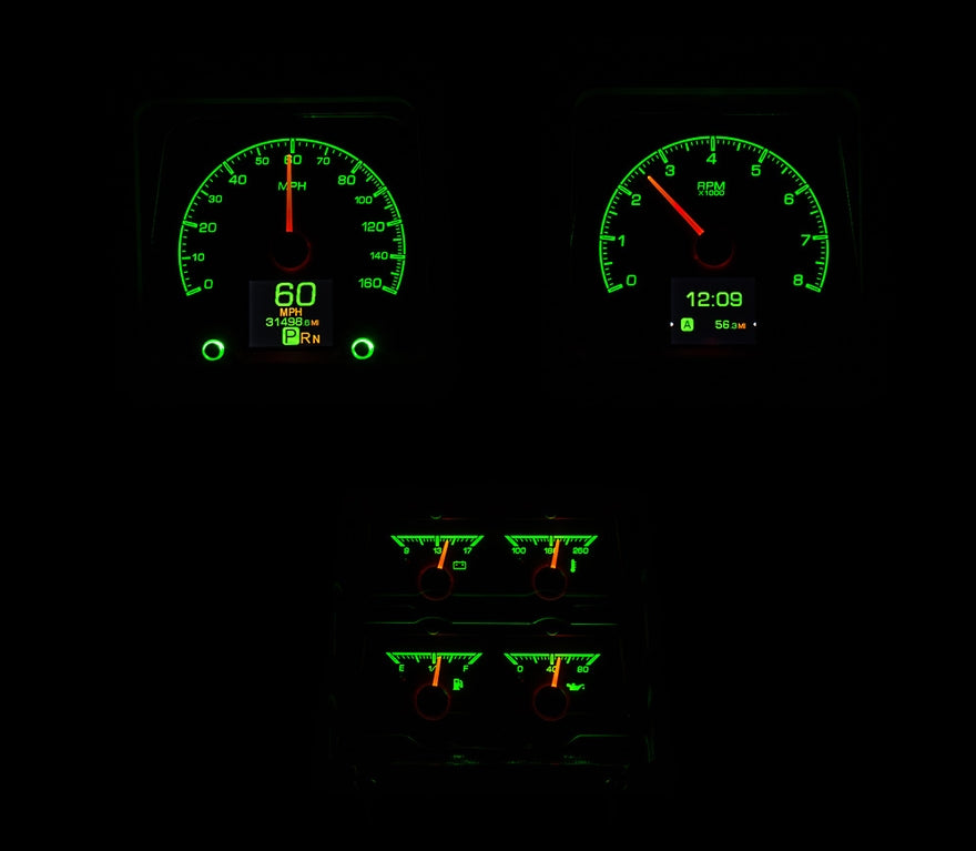 1969 Camaro with Console gauges HDX Instruments