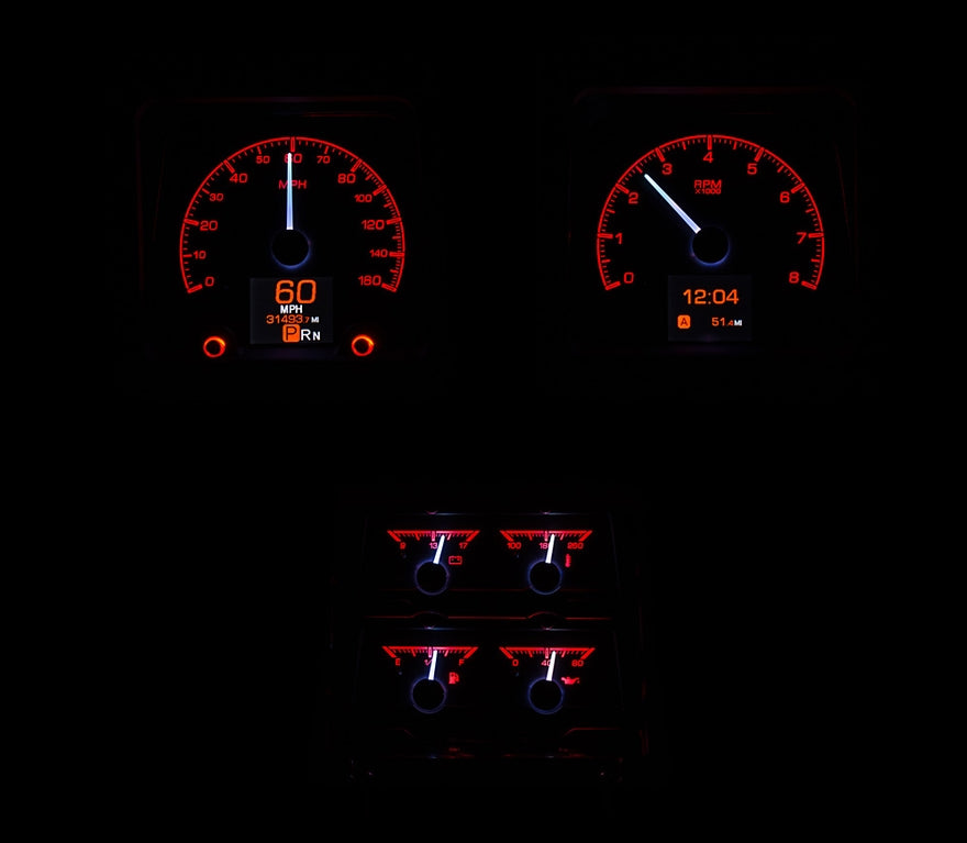 1969 Camaro with Console gauges HDX Instruments