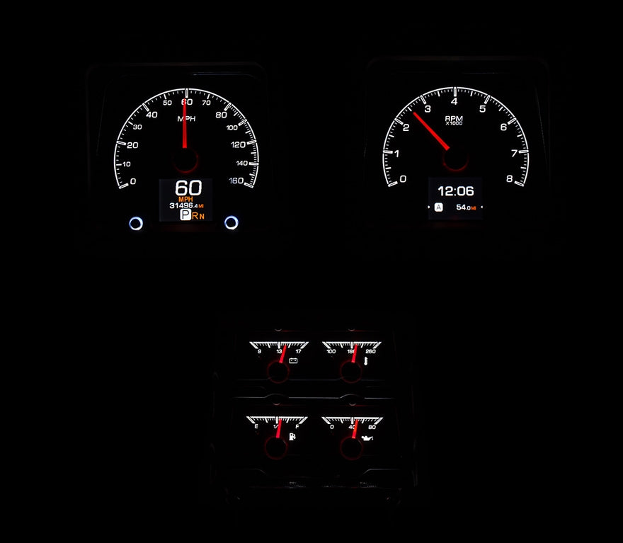 1969 Camaro with Console gauges HDX Instruments