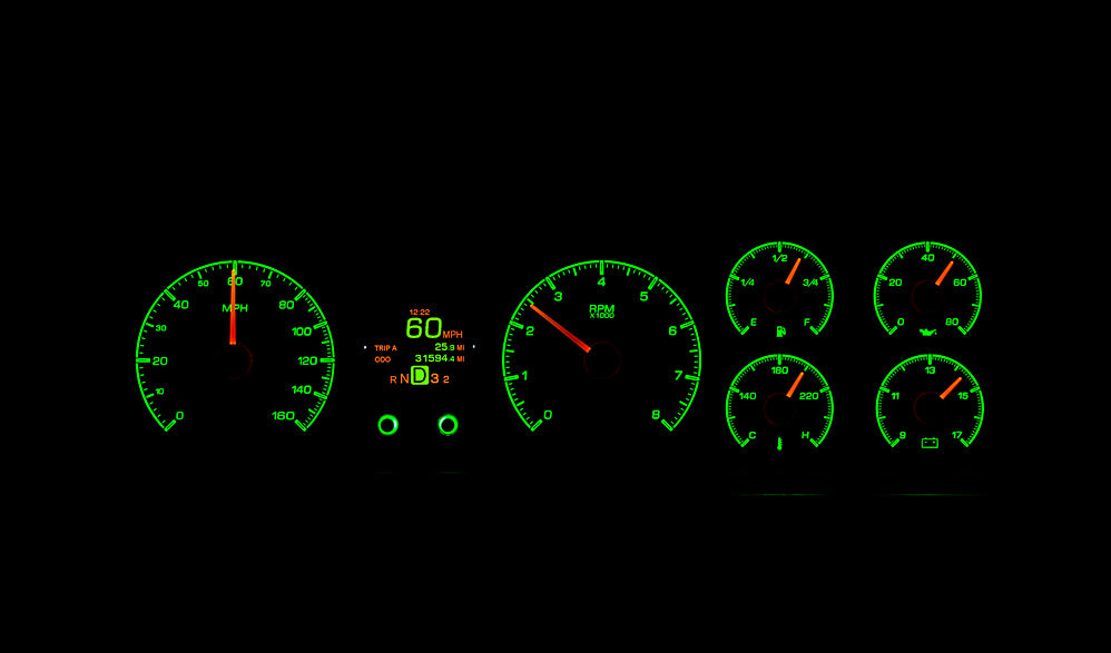 1970- 72 El Camino HDX Gauge Instruments