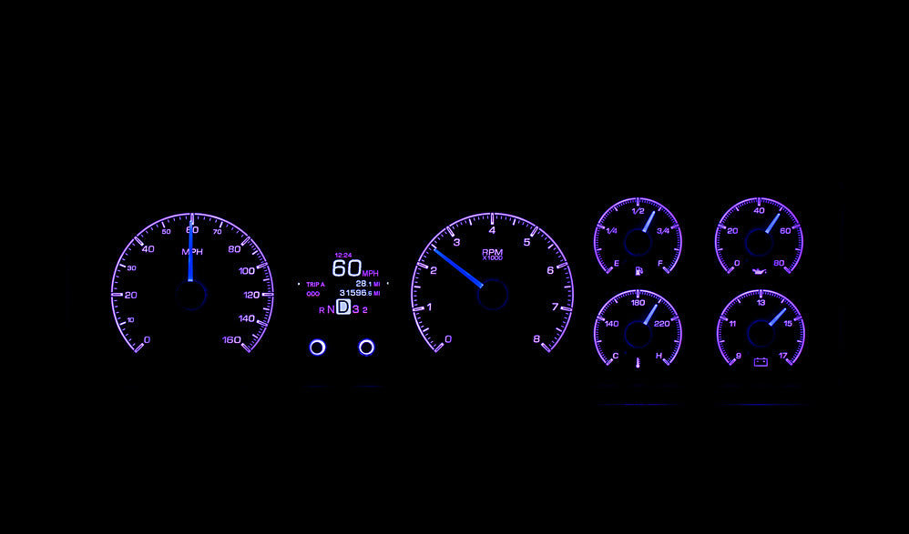 1970- 72 El Camino HDX Gauge Instruments