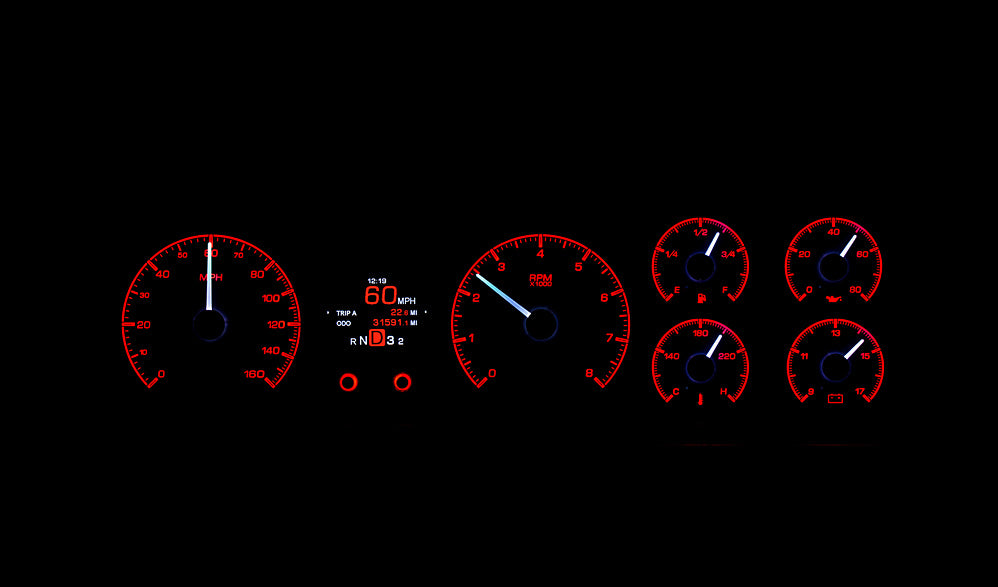 1970- 72 El Camino HDX Gauge Instruments