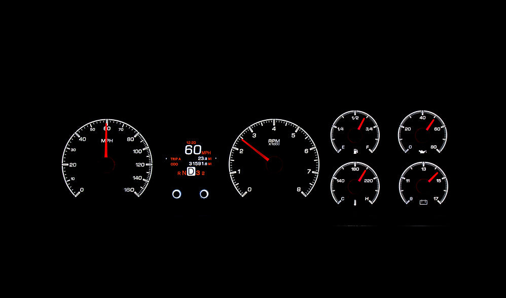 1970- 72 El Camino HDX Gauge Instruments
