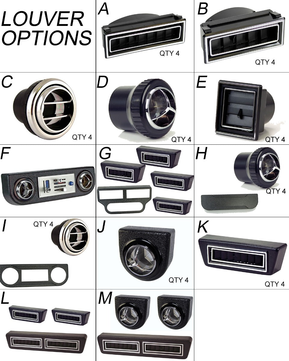 Complete A/C, Heat Hurricane System - Universal-Side Fittings