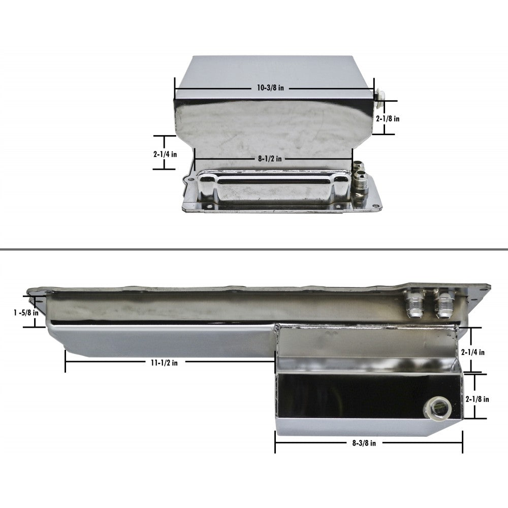 LS Engine Swap Oil Pan w Filter Adapter