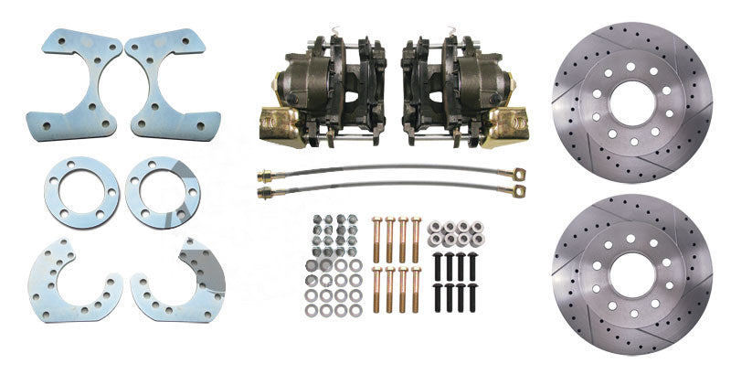 Mopar 8 3/4" Rear End Drilled-Slotted Disc Brake Kit