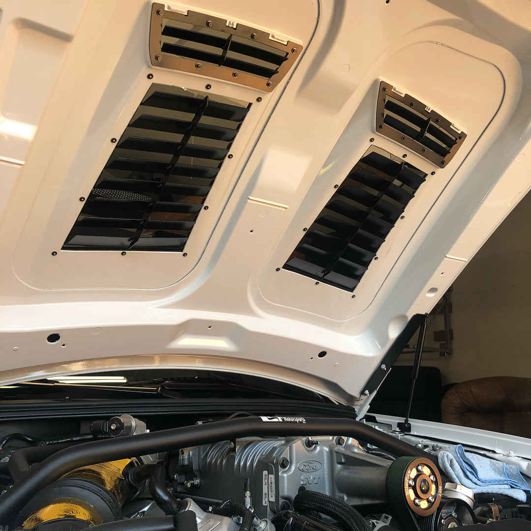 2003-2004 Mustang Cobra Hood Louver Competition Kit