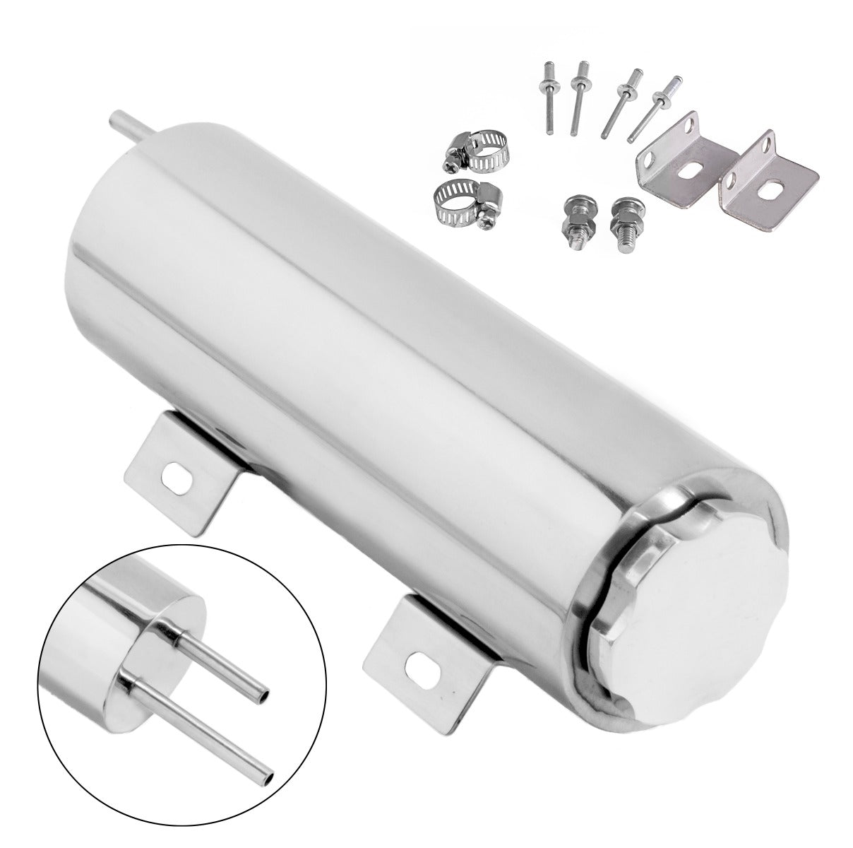 Overflow Tank 3x9in - Polished