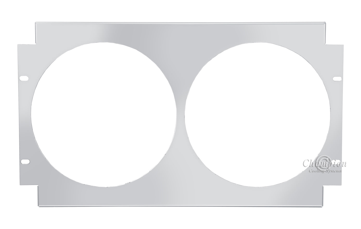 Aluminum Fan Shroud for 13" Electric Fans - 27.125" Wide x 15.625" Tall