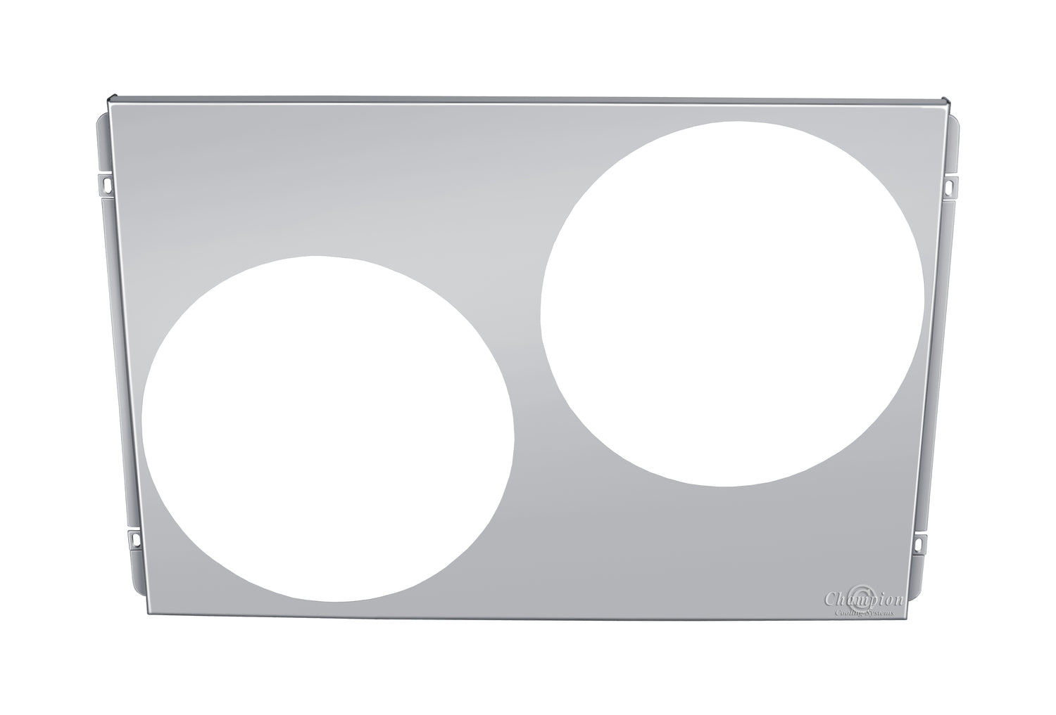 Aluminum Fan Shroud for 13" Electric Fans - 26.875" Wide x 17.75" Tall