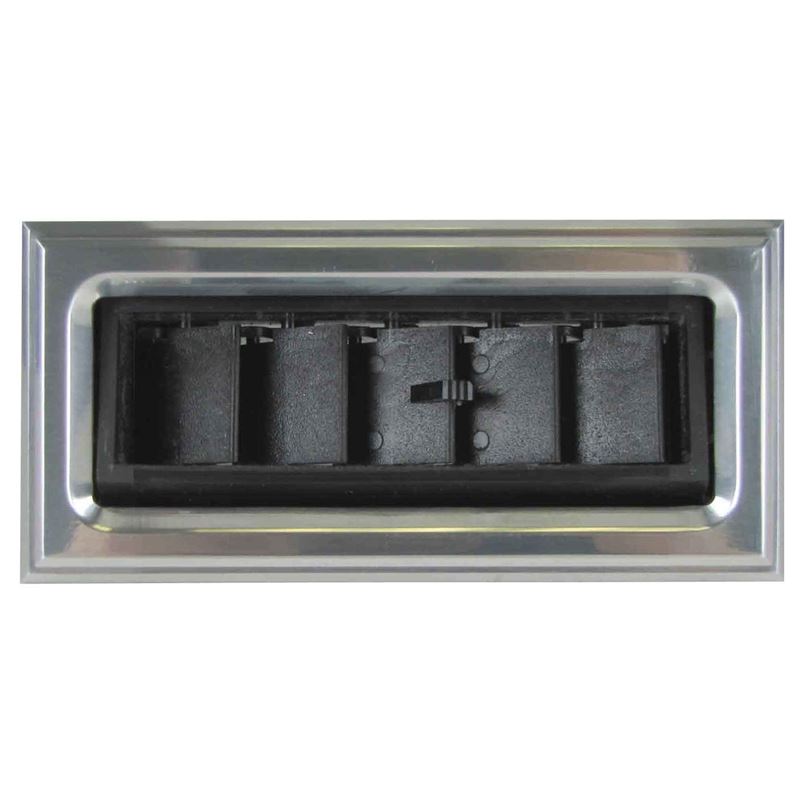 Rectangle AC Vent Small Louver In-Dash - Billet Framed 