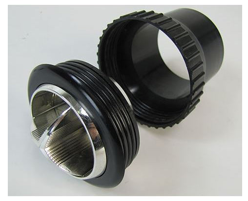 Round AC Vent Large Metalized Tri Vane - 2.5"