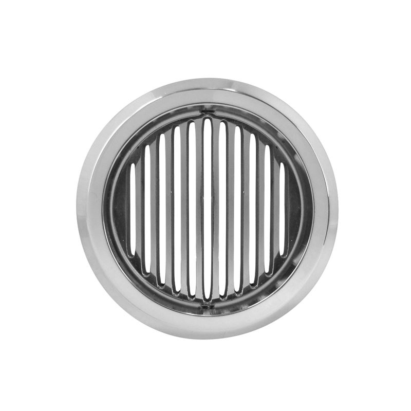 Round Billet AC Vent Louver In-Dash w/ Beveled Frame - 2.5"