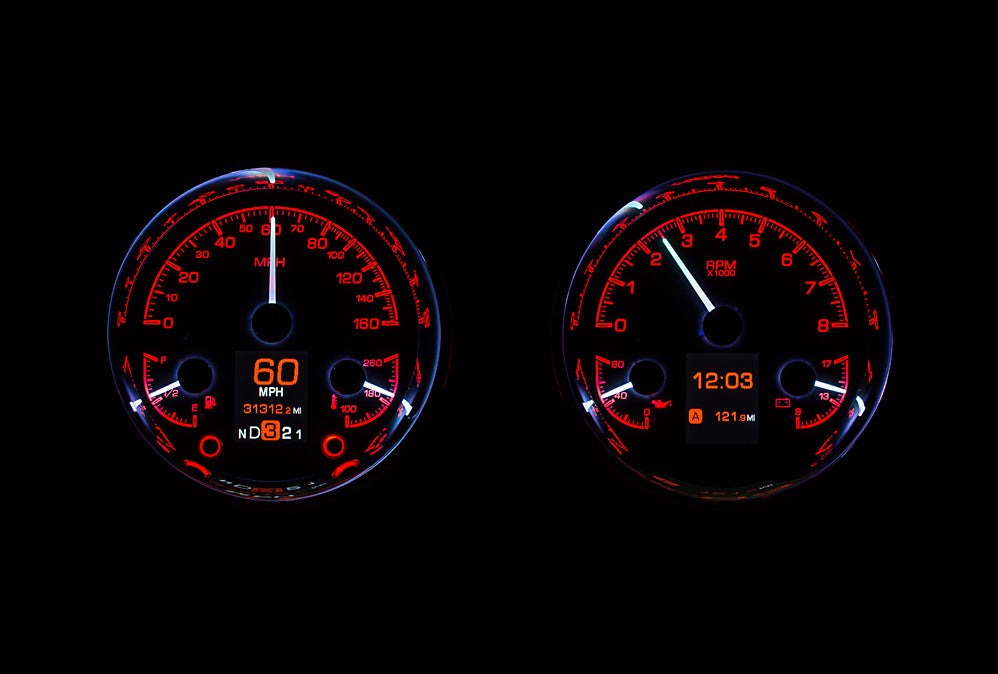 Universal Dual 5.4" Round HDX Gauge Instruments
