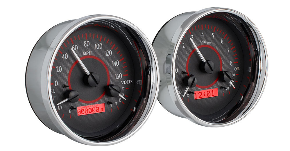 Universal Dual 5.4" Round VHX Gauge Instruments