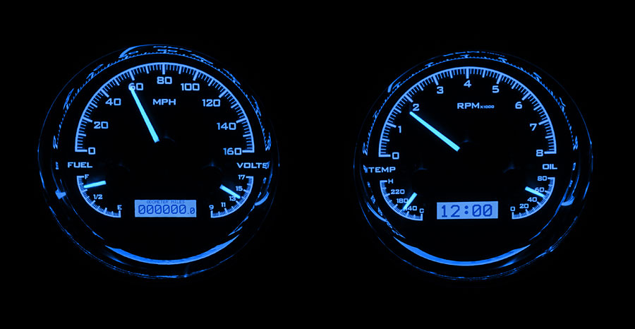 Universal Dual 5.4" Round VHX Gauge Instruments