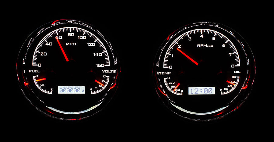 Universal Dual 5.4" Round VHX Gauge Instruments