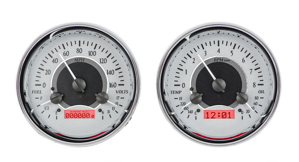 Universal Dual 5.4" Round VHX Gauge Instruments