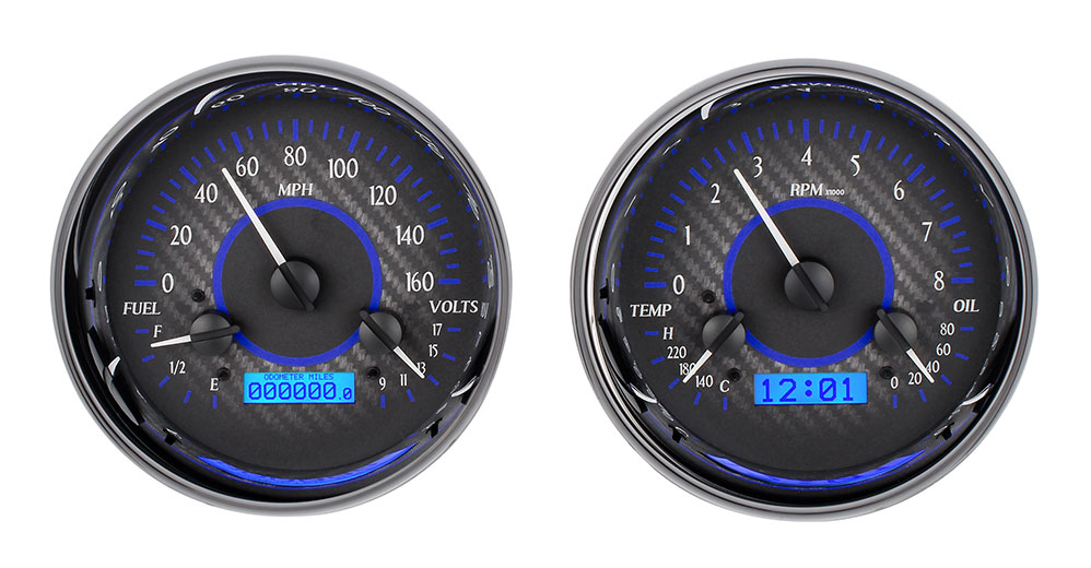 Universal Dual 5.4" Round VHX Gauge Instruments