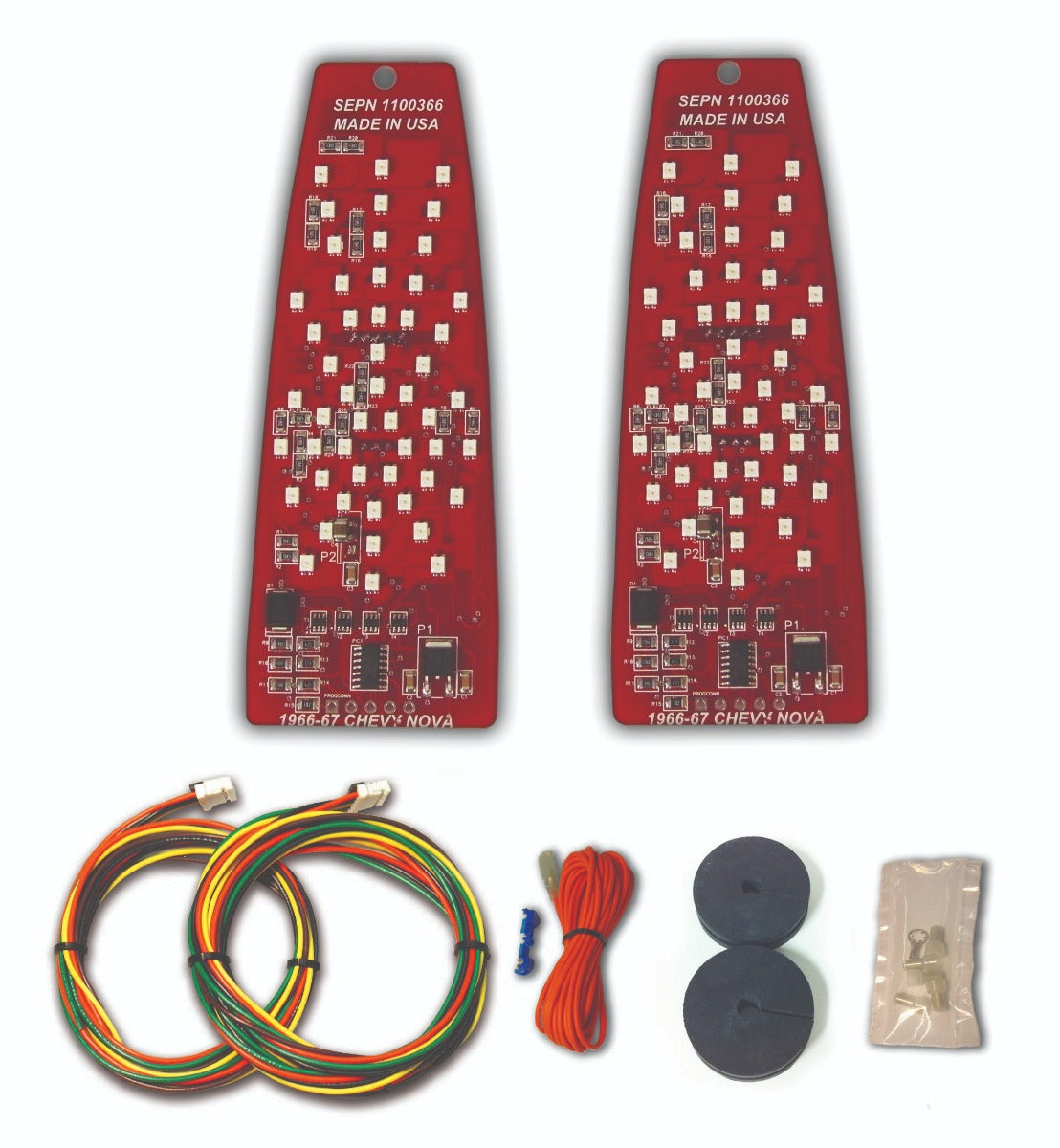Sequential LED Tail Light Panels - 1966-1967 Chevy Nova