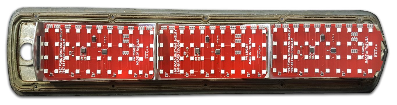 Sequential LED Tail Light Panels - 1967-1968 Cougar