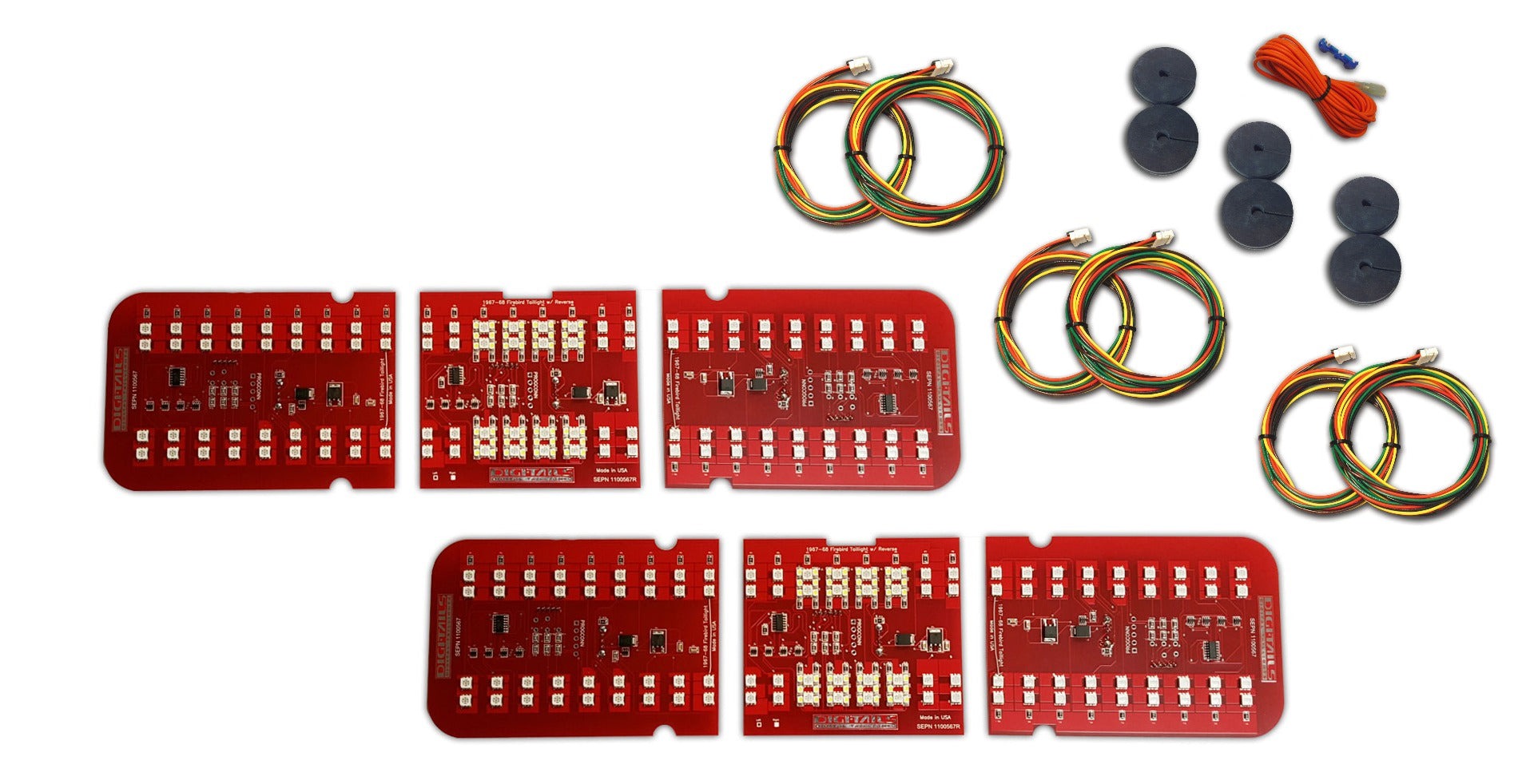 Sequential LED Tail Light Panels - 1967-1968 Pontiac Firebird