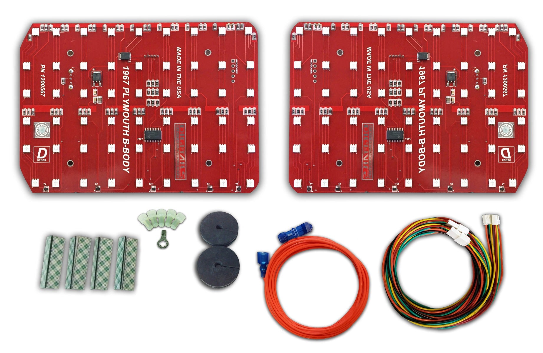 Sequential LED Tail Light Panels - 1967 Plymouth GTX