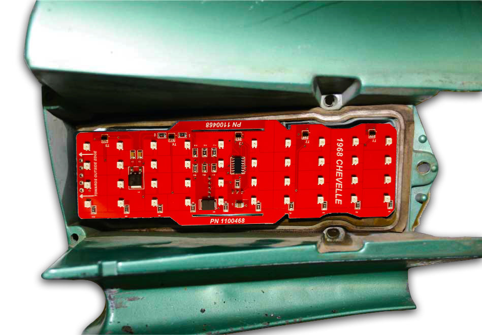 Sequential LED Tail Light Panels - 1968 Chevelle