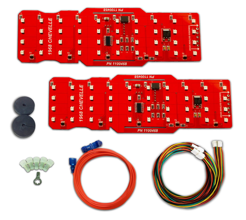Sequential LED Tail Light Panels - 1968 Chevelle