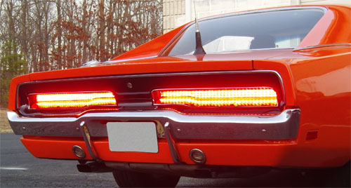 Sequential LED Tail Light Panels - 1969-1970 Dodge Charger
