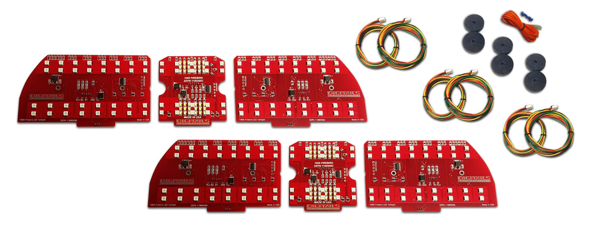 Sequential LED Tail Light Panels - 1969 Pontiac Firebird