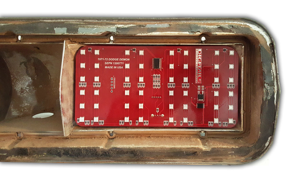 Sequential LED Tail Light Panels - 1971-72 Dodge Demon