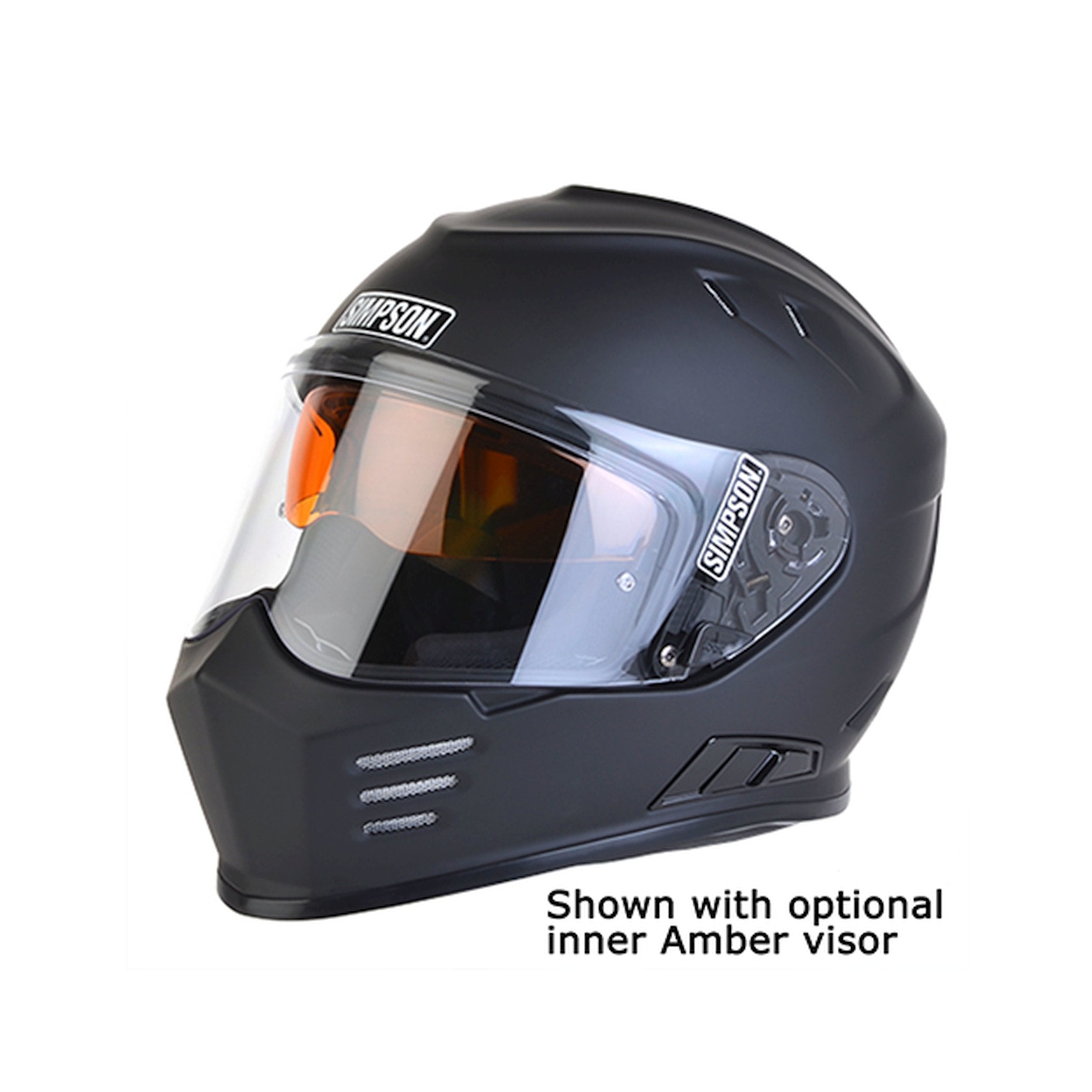 Simpson Ghost Bandit Helmet - Flat Black
