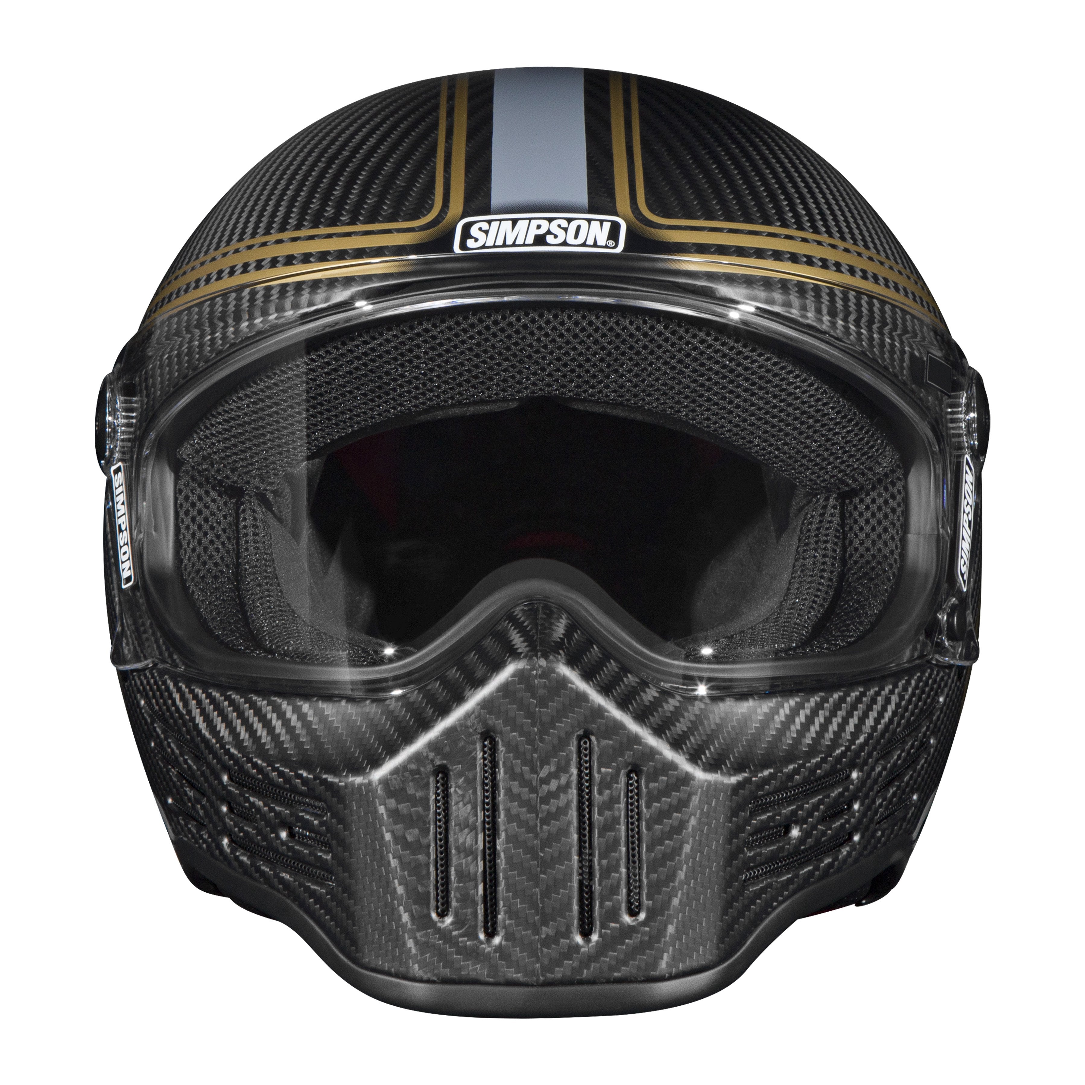 Simpson M30 Bandit Helmet - Carbon Slipline
