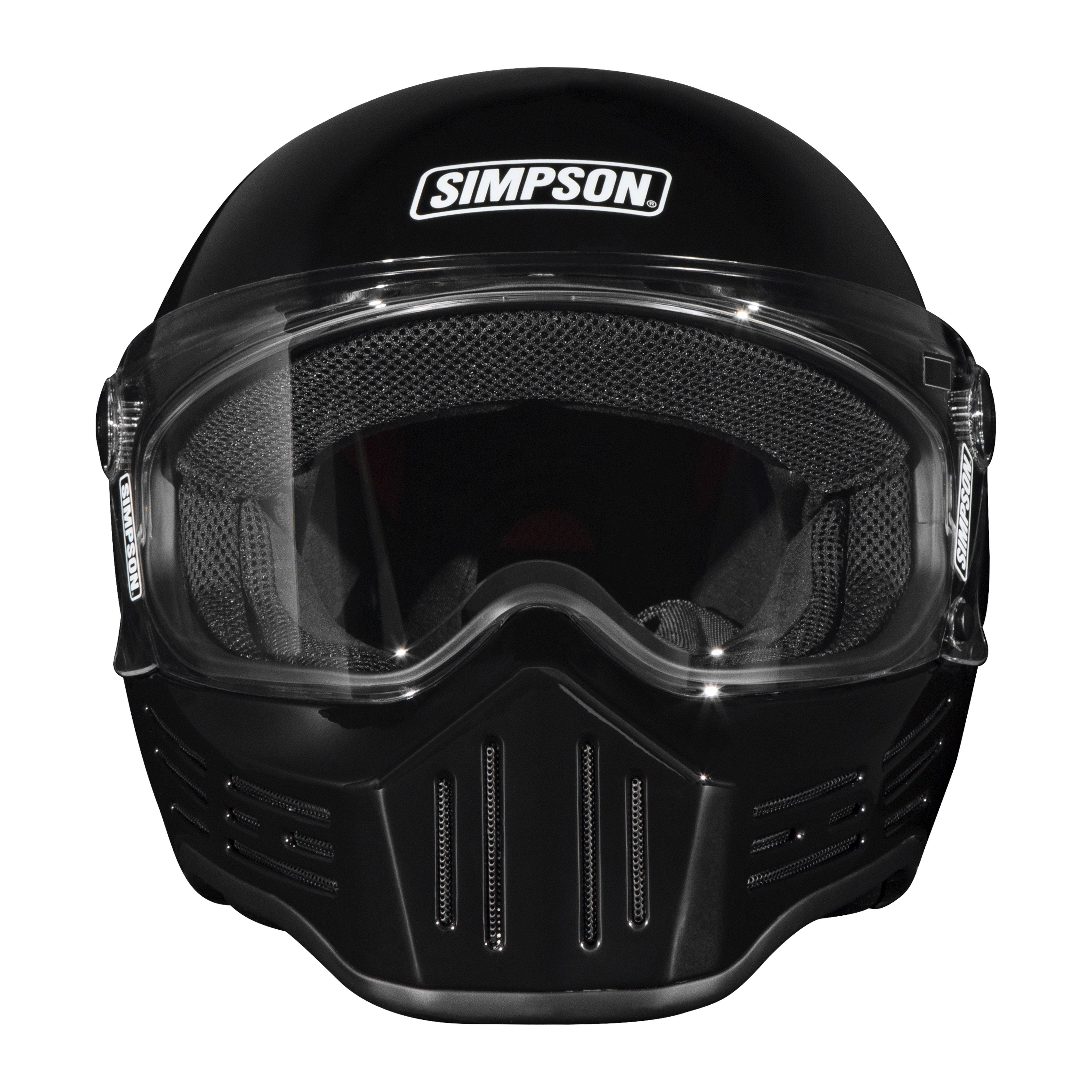 Simpson M30 Bandit Helmet - Gloss Black