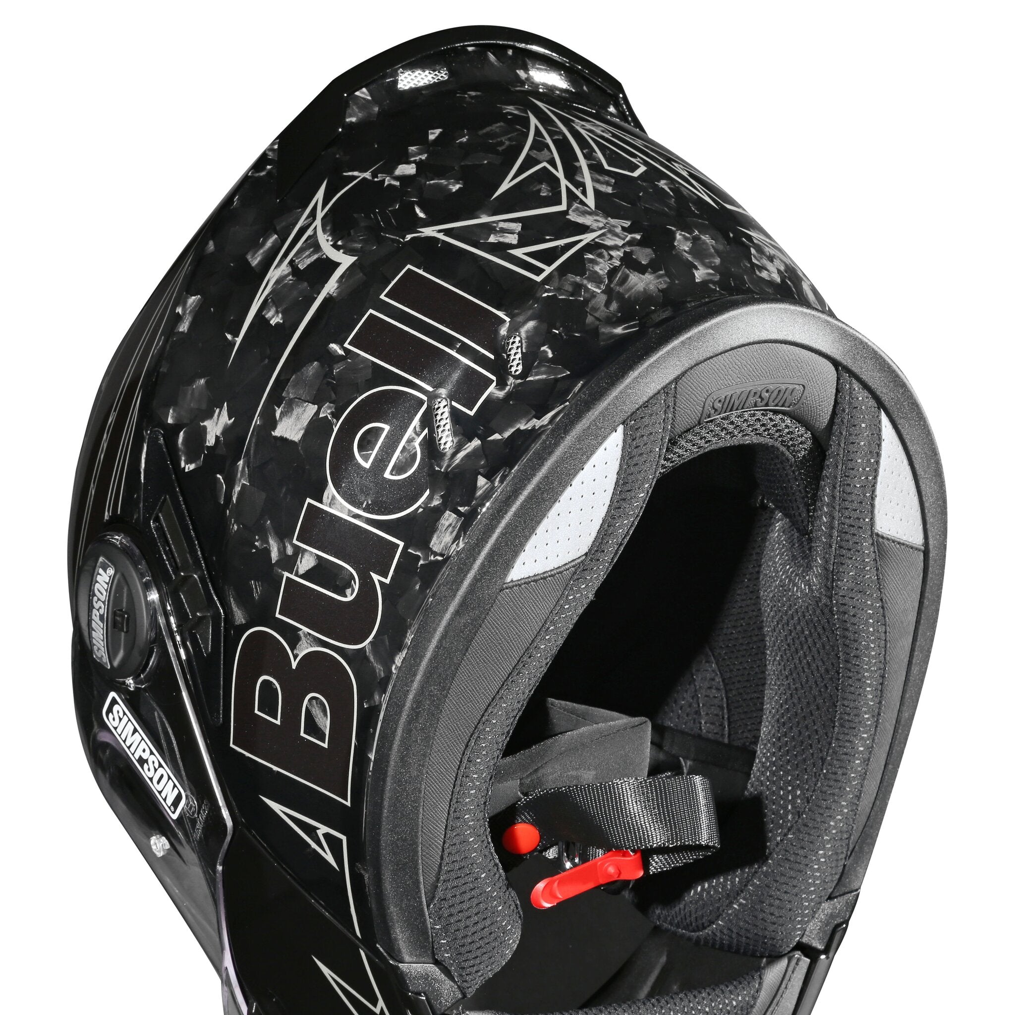 Simpson Mod Bandit Helmet - Buell Forged Carbon Fiber