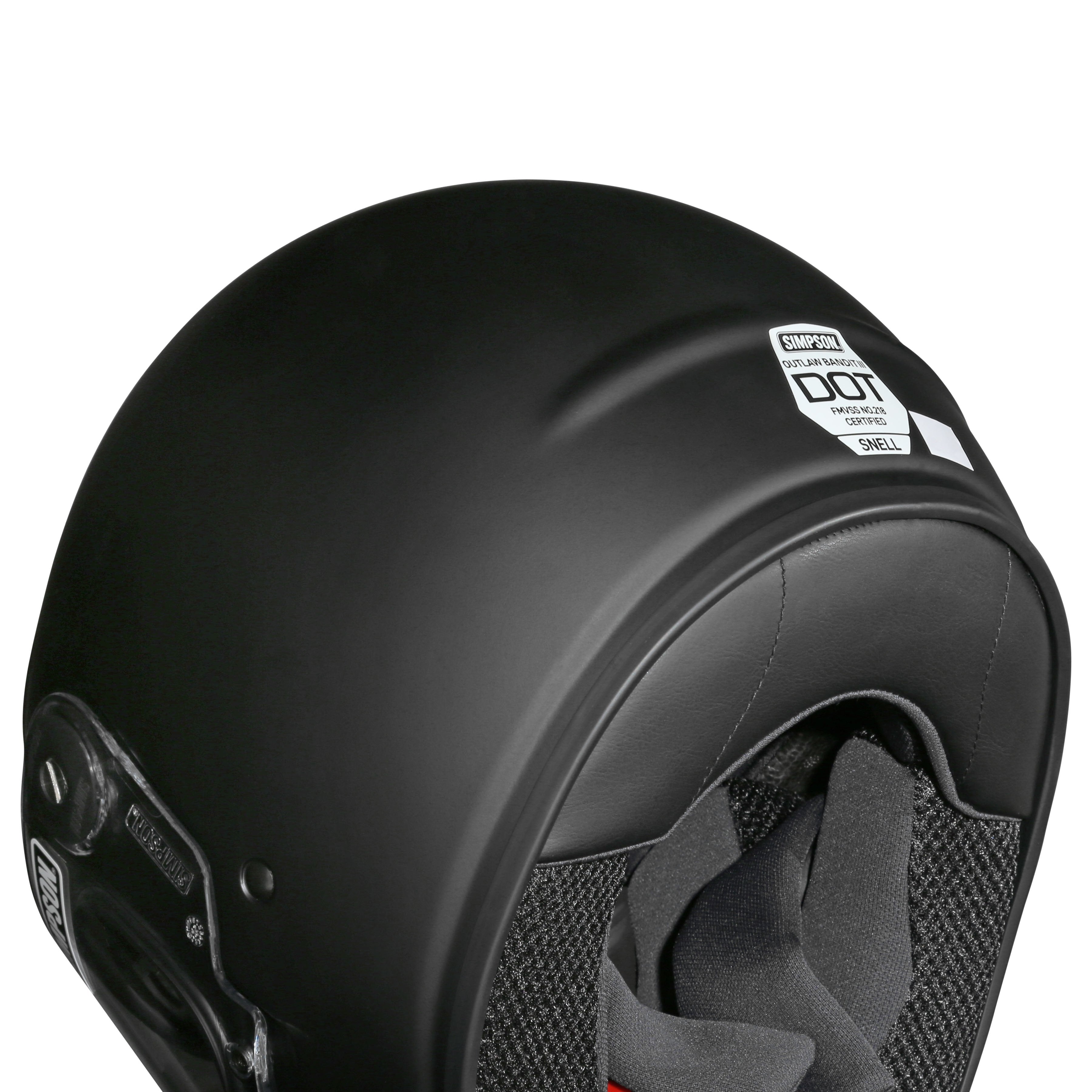 Simpson Outlaw Bandit 3.0 Helmet - Flat Black