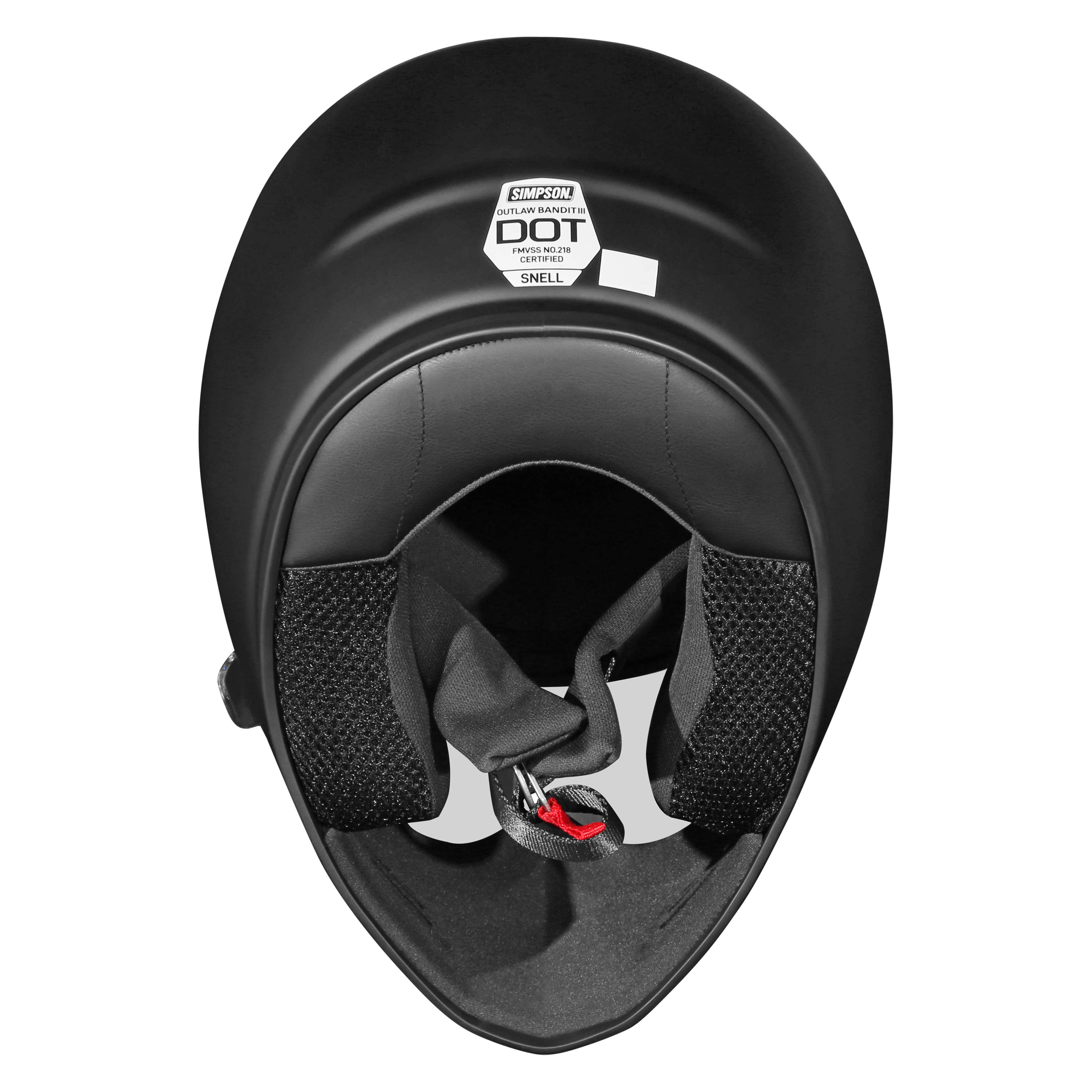 Simpson Outlaw Bandit 3.0 Helmet - Flat Black