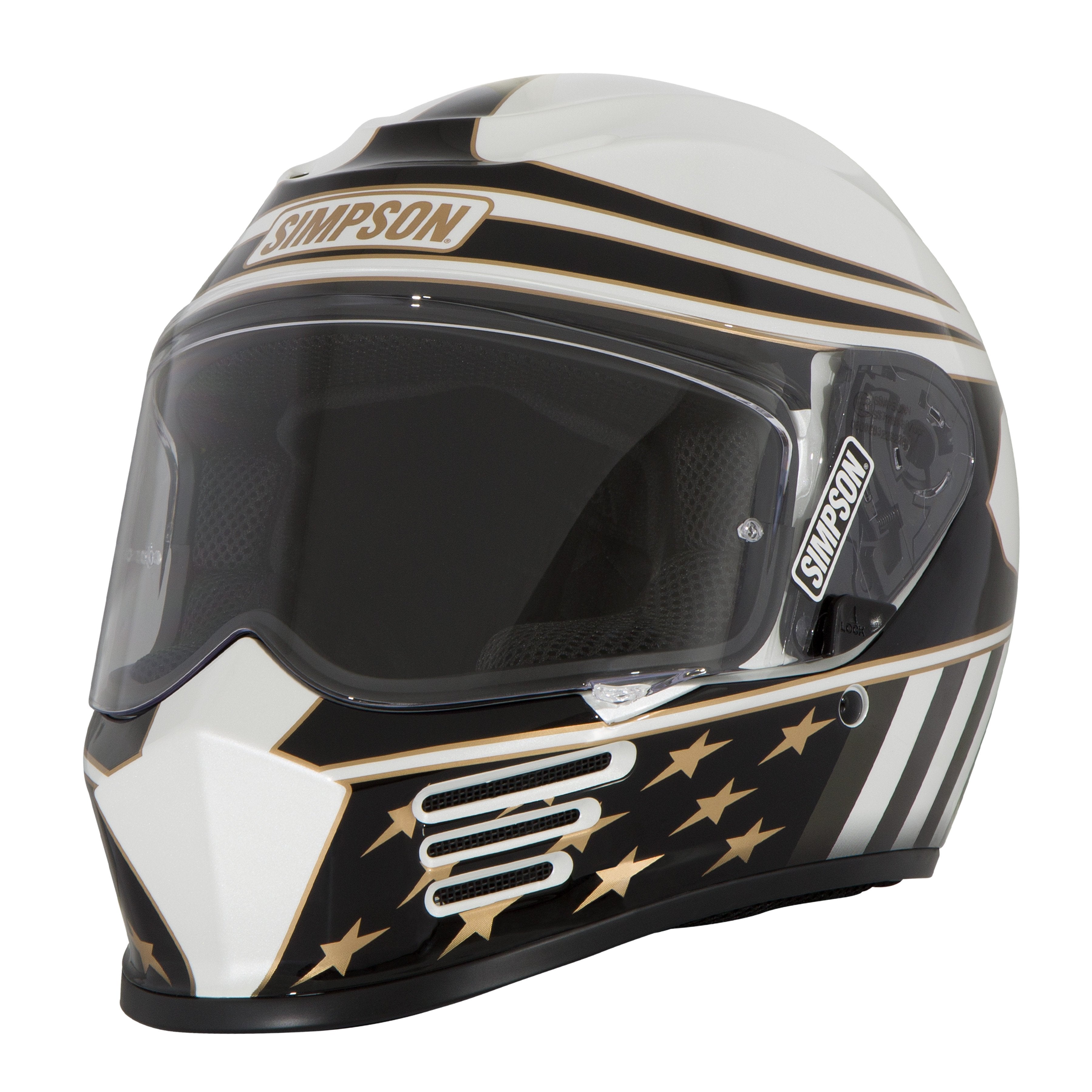 Simpson Speed Bandit Helmet - Americana Gold