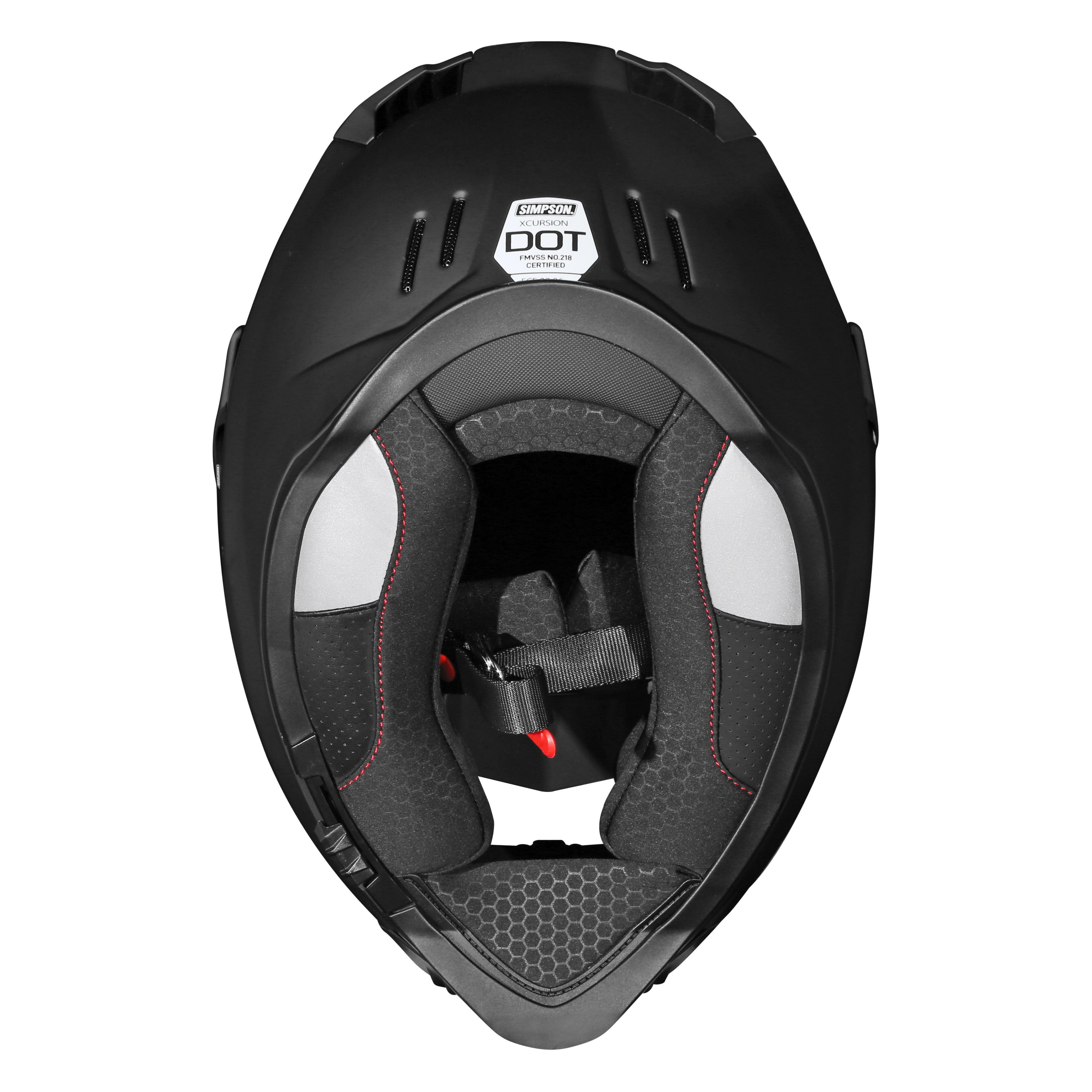 Simpson Xcursion Bandit Helmet - Matte Black