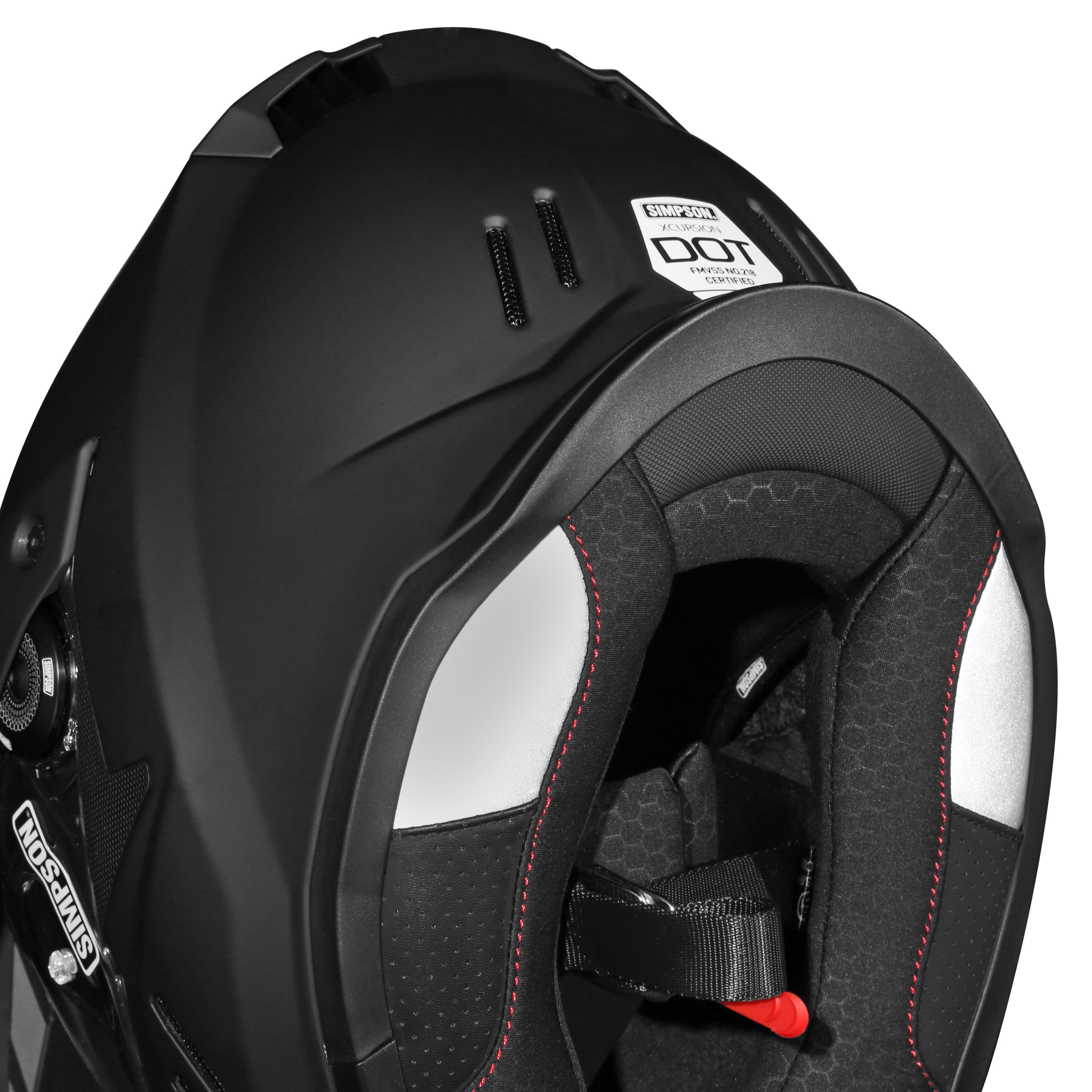 Simpson Xcursion Bandit Helmet - Matte Black