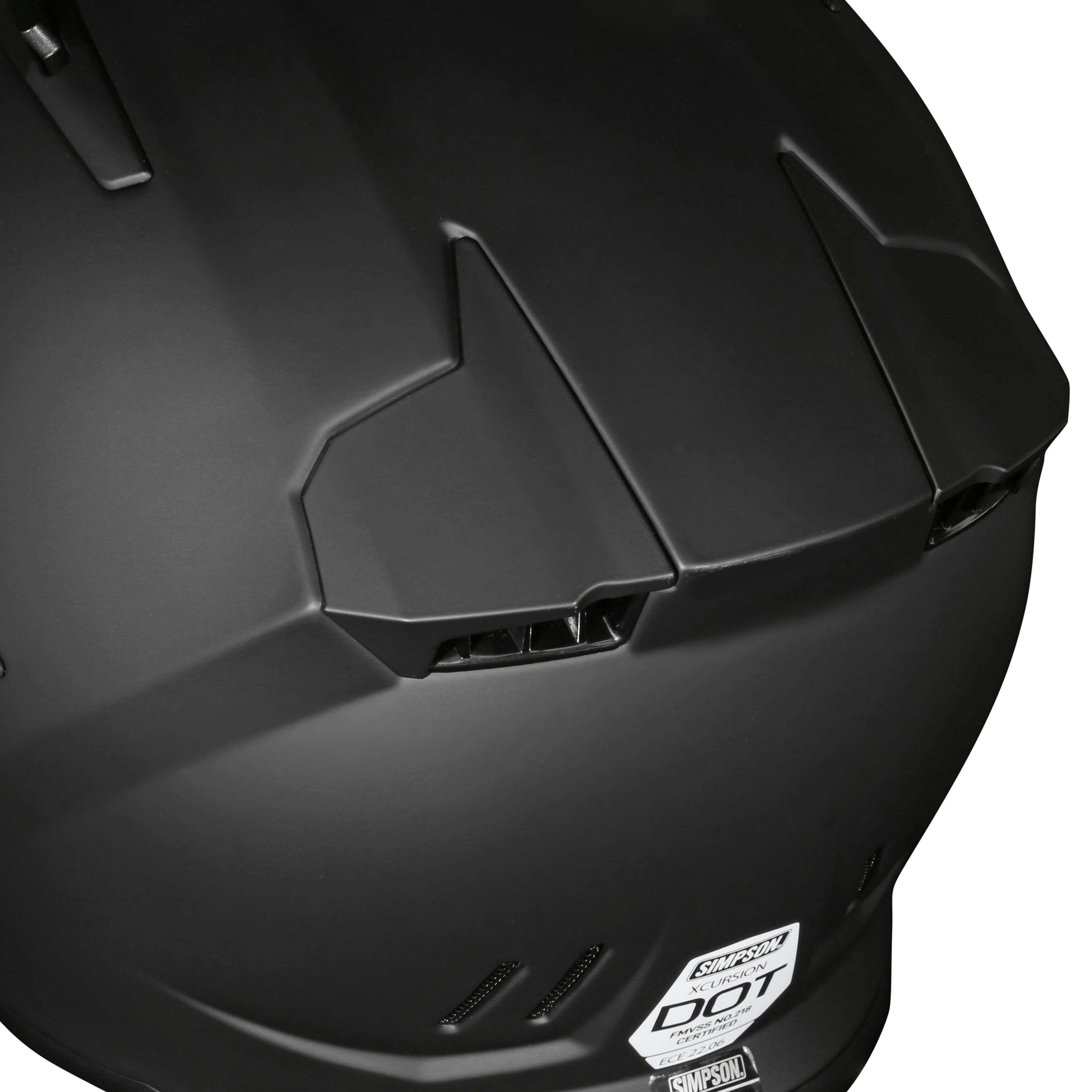 Simpson Xcursion Bandit Helmet - Matte Black