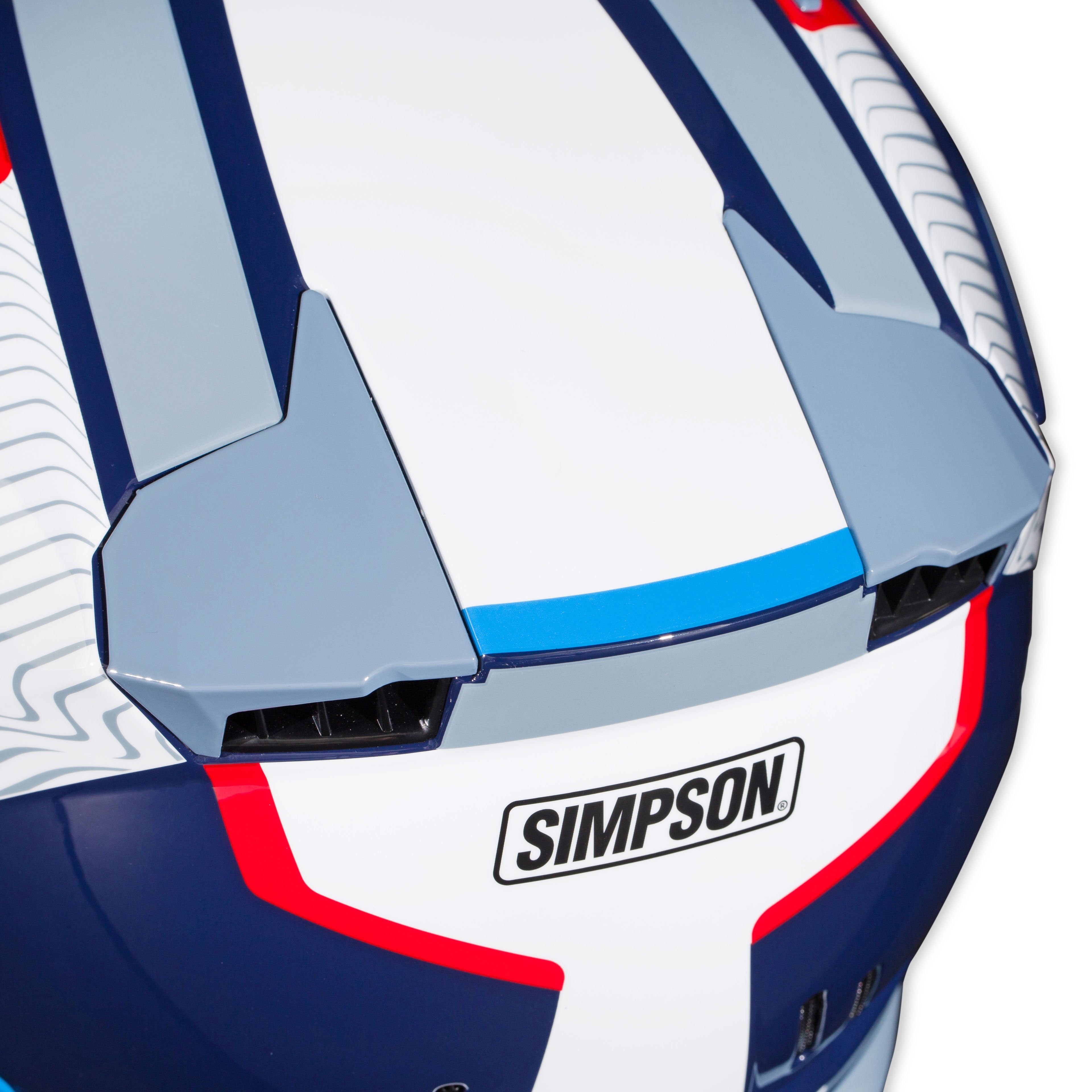 Simpson Xcursion Bandit Helmet - Mojave Blue