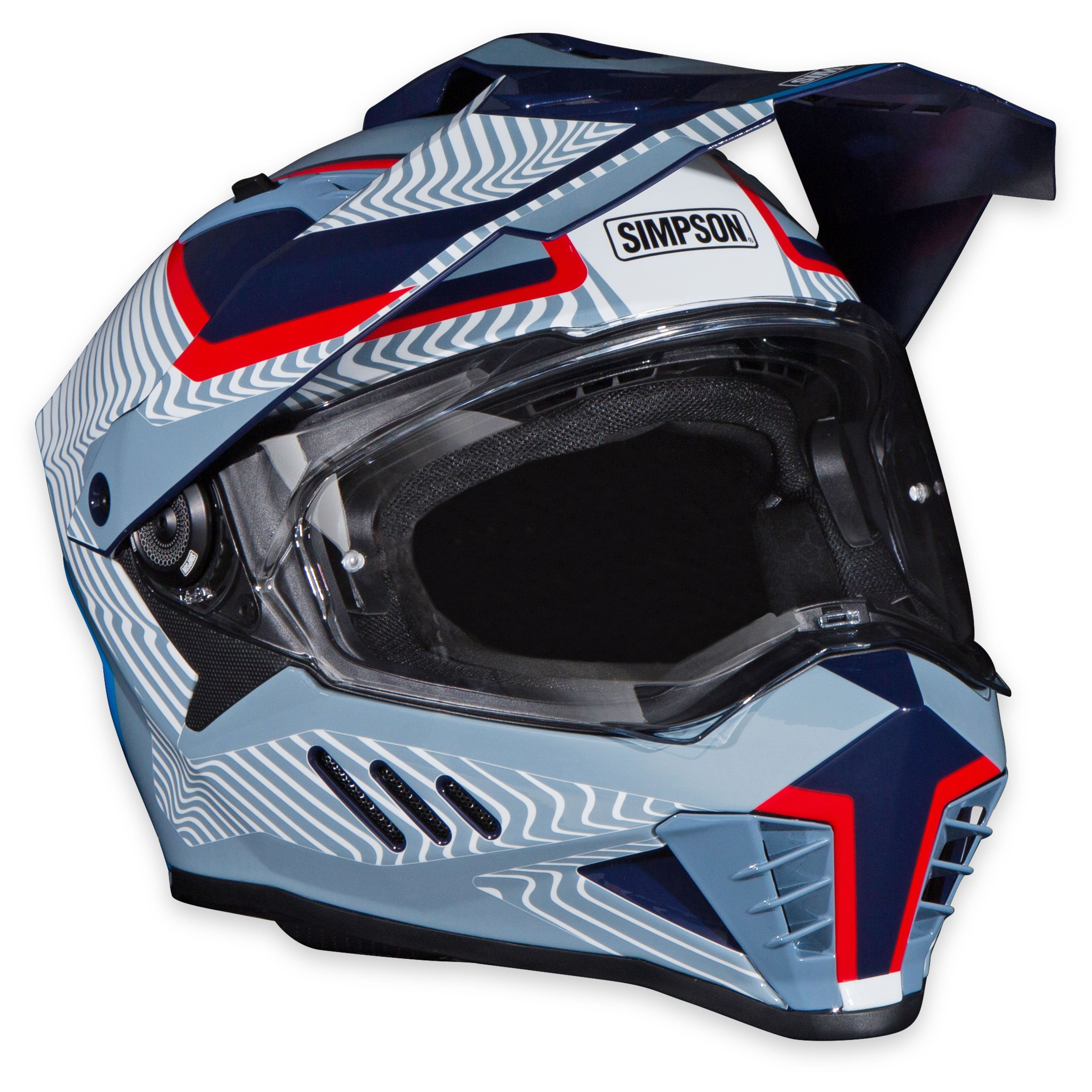 Simpson Xcursion Bandit Helmet - Mojave Blue