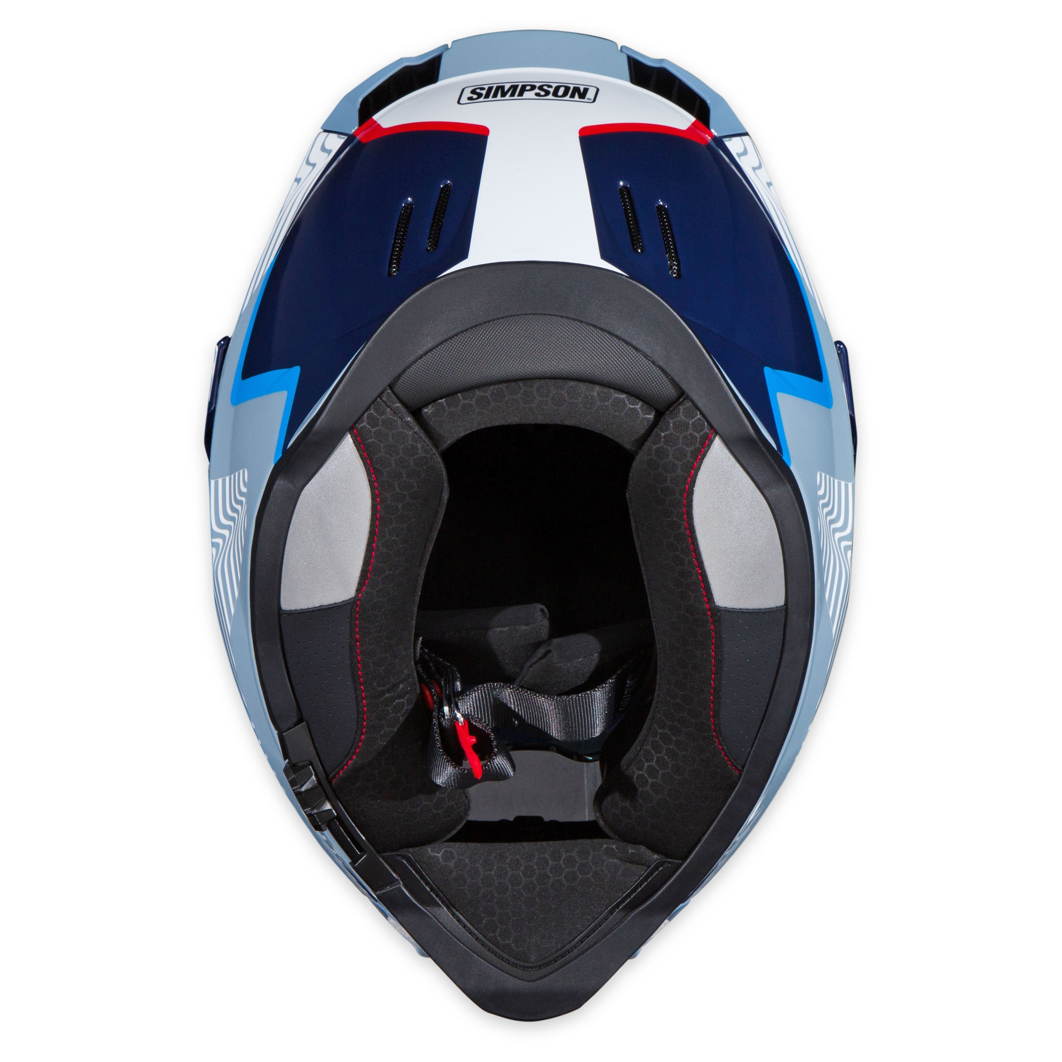 Simpson Xcursion Bandit Helmet - Mojave Blue